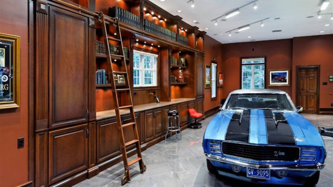 An Ultra Luxurious Garage Addition Including A Man Cave Masterpiece